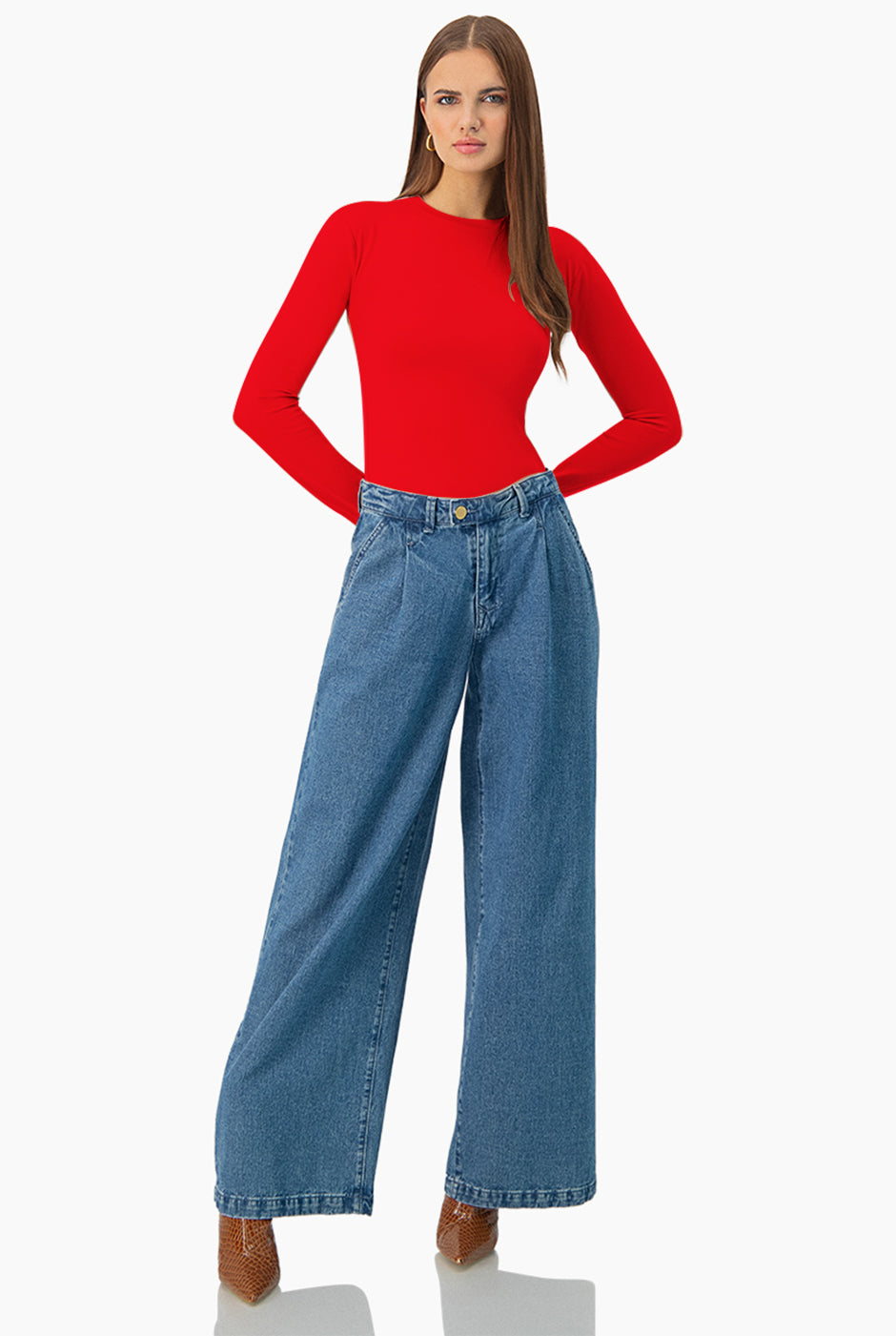 Playera basica casual de manga larga