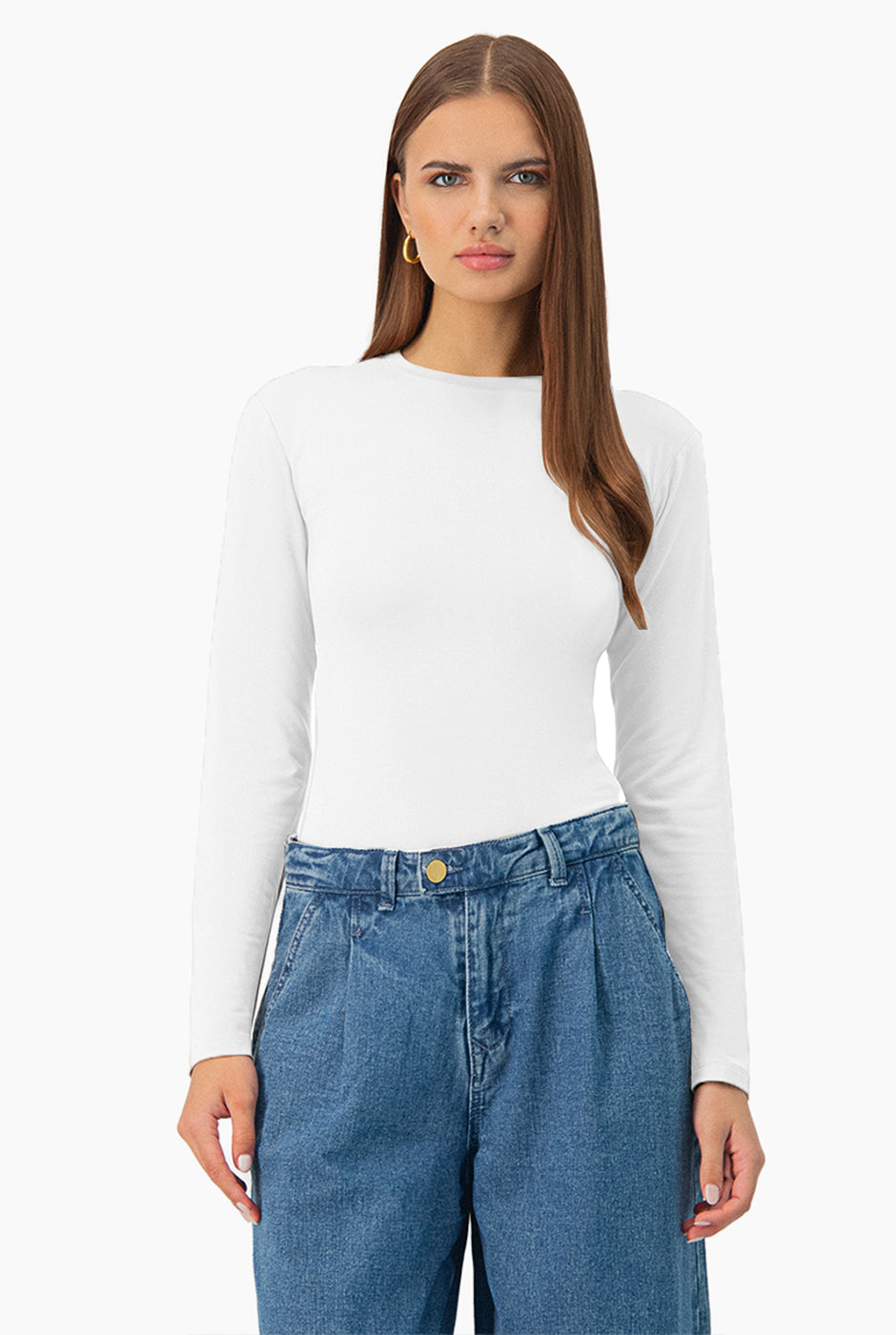 Playera basica casual de manga larga