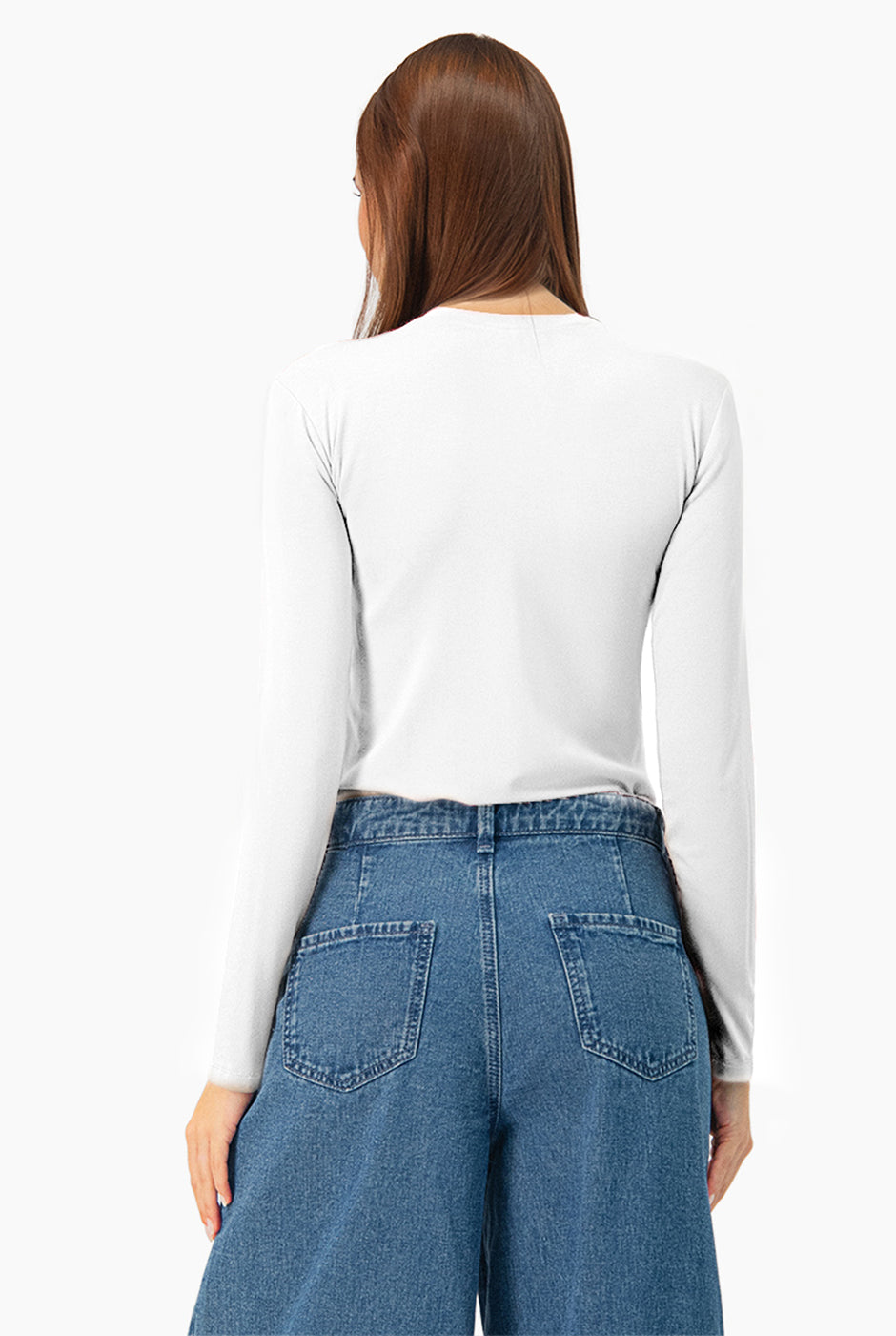 Playera basica casual de manga larga