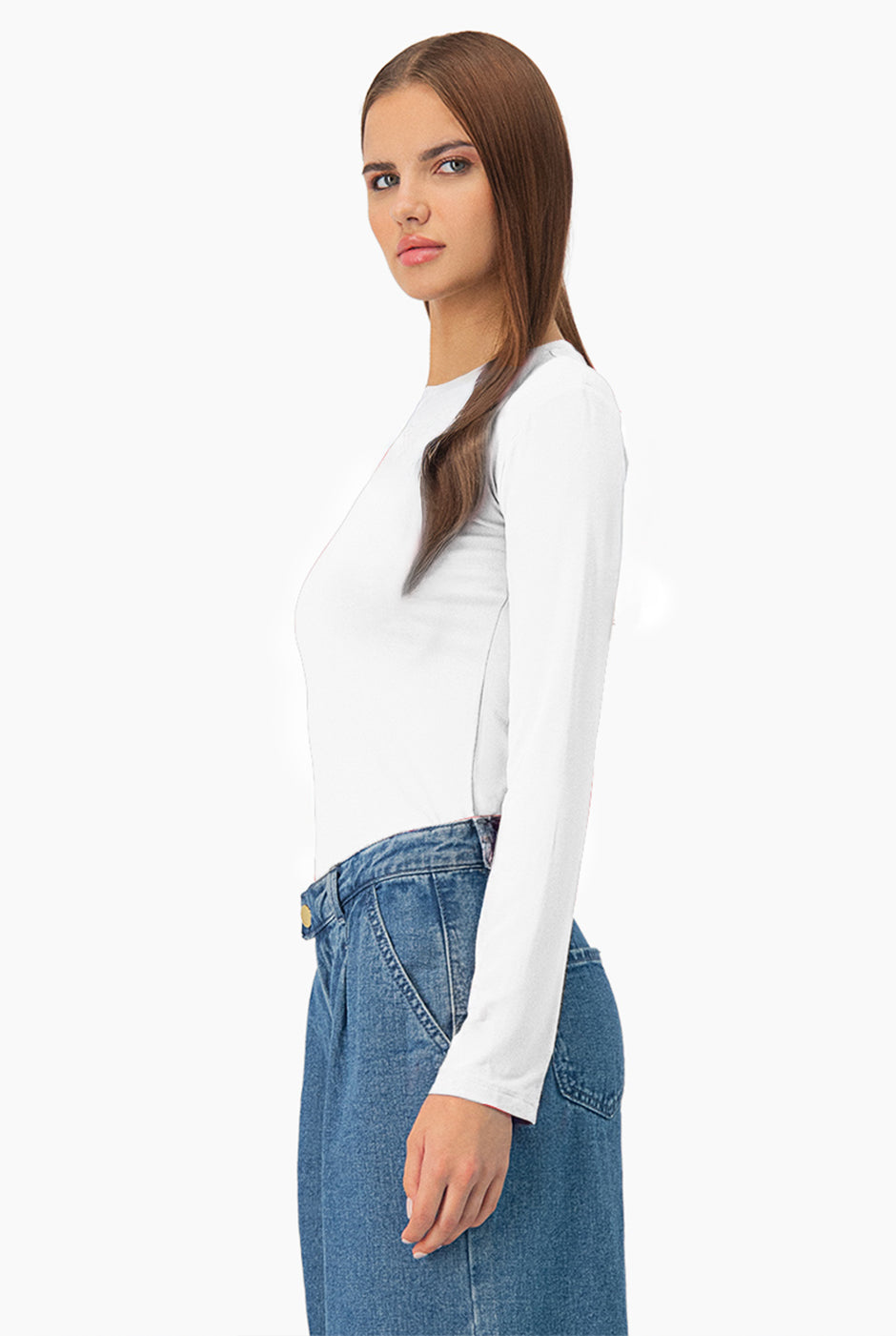 Playera basica casual de manga larga