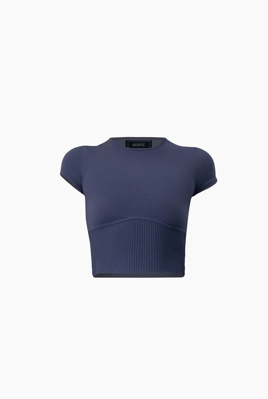 Slim Top Tejido Combinado