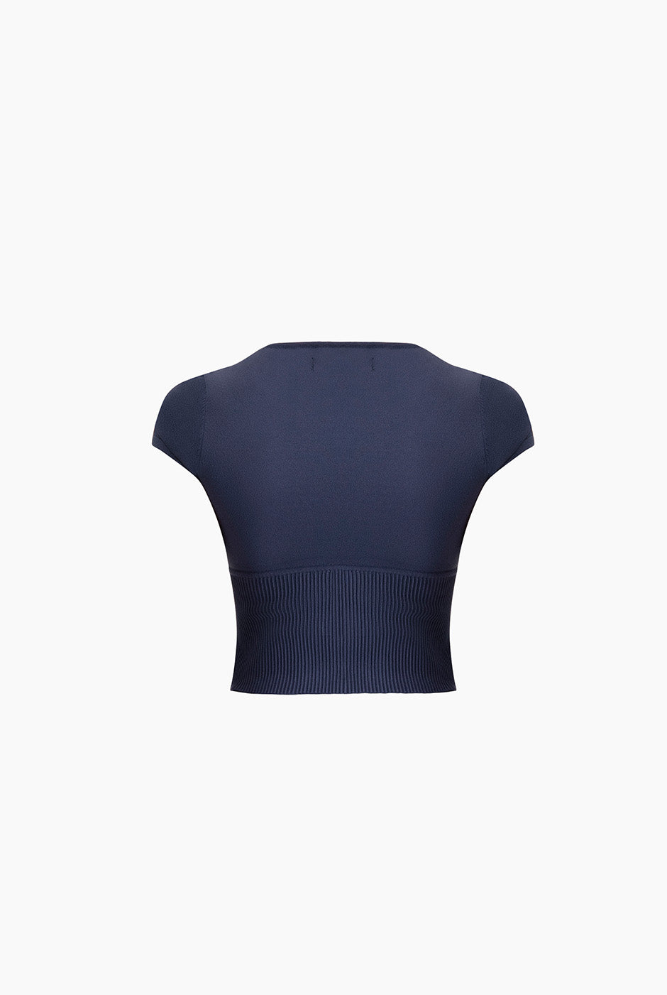 Slim Top Tejido Combinado