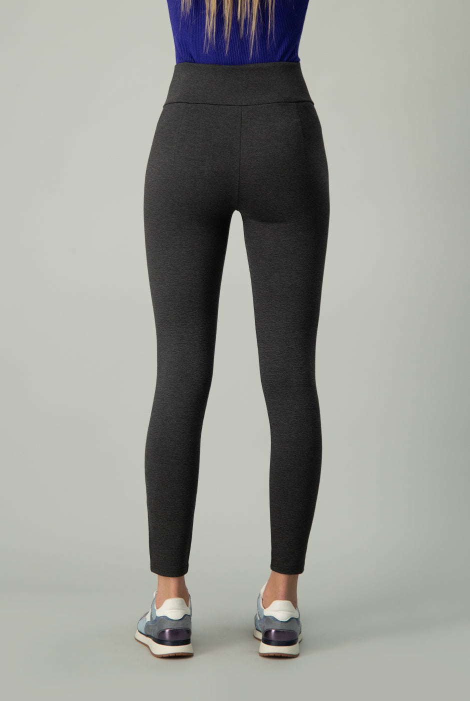 Legging Basic Snap Gris Oxford