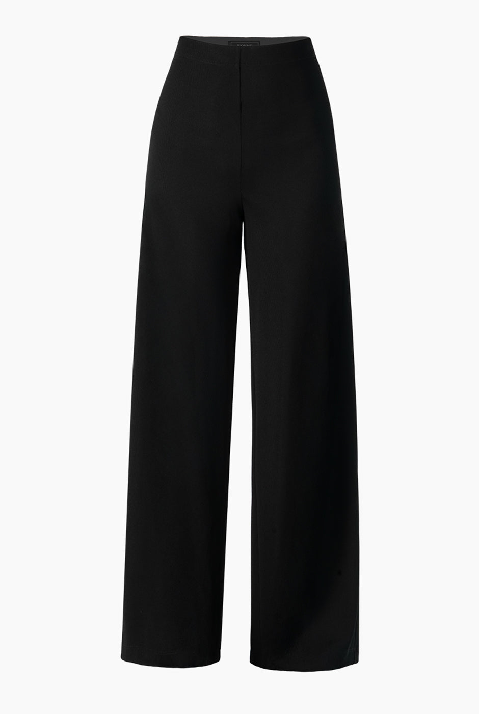 Pantalón culotte negro sin bolsillos y elástico