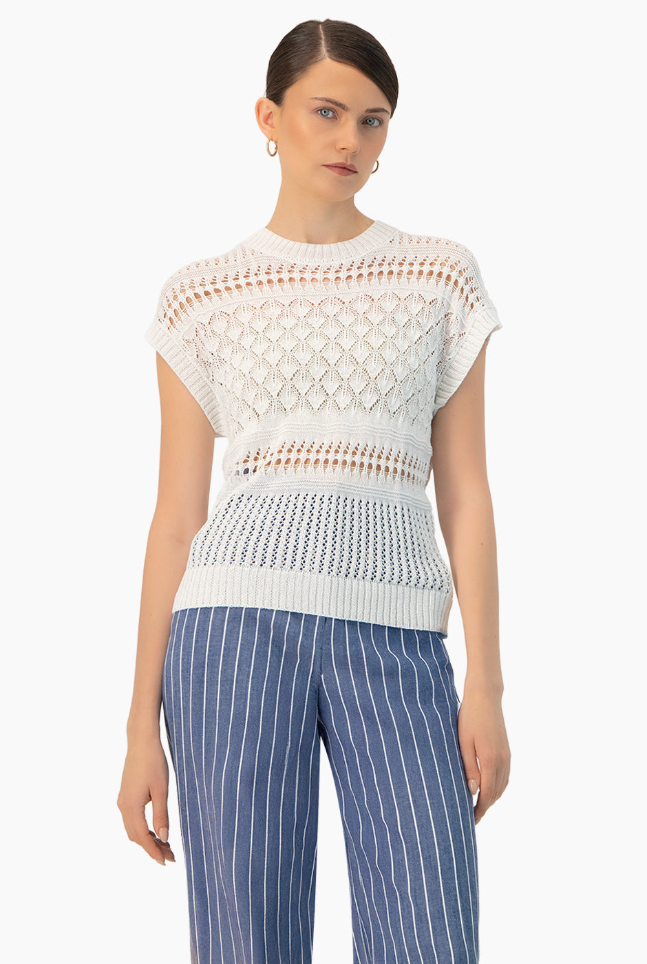 Suéter Crochet Knitted