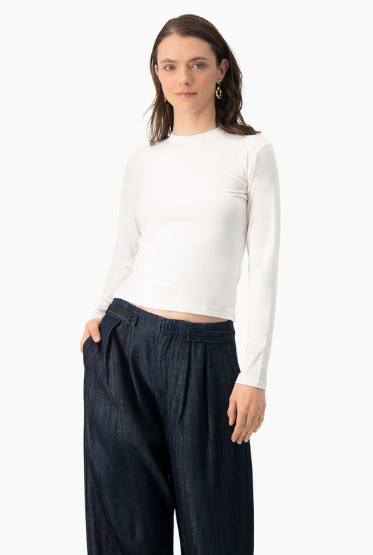 Playera basica casual de manga larga