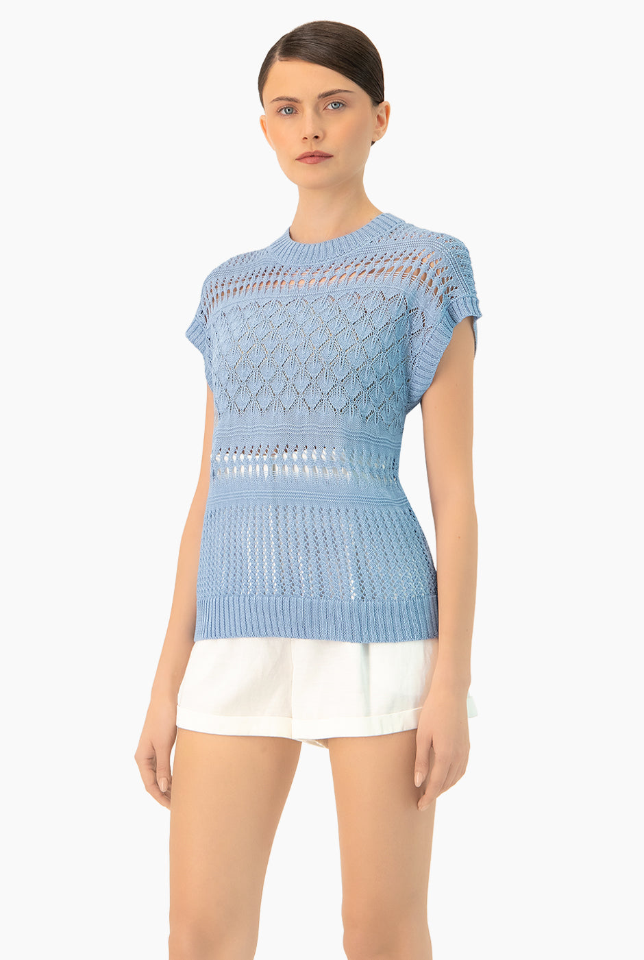 Suéter Crochet Knitted