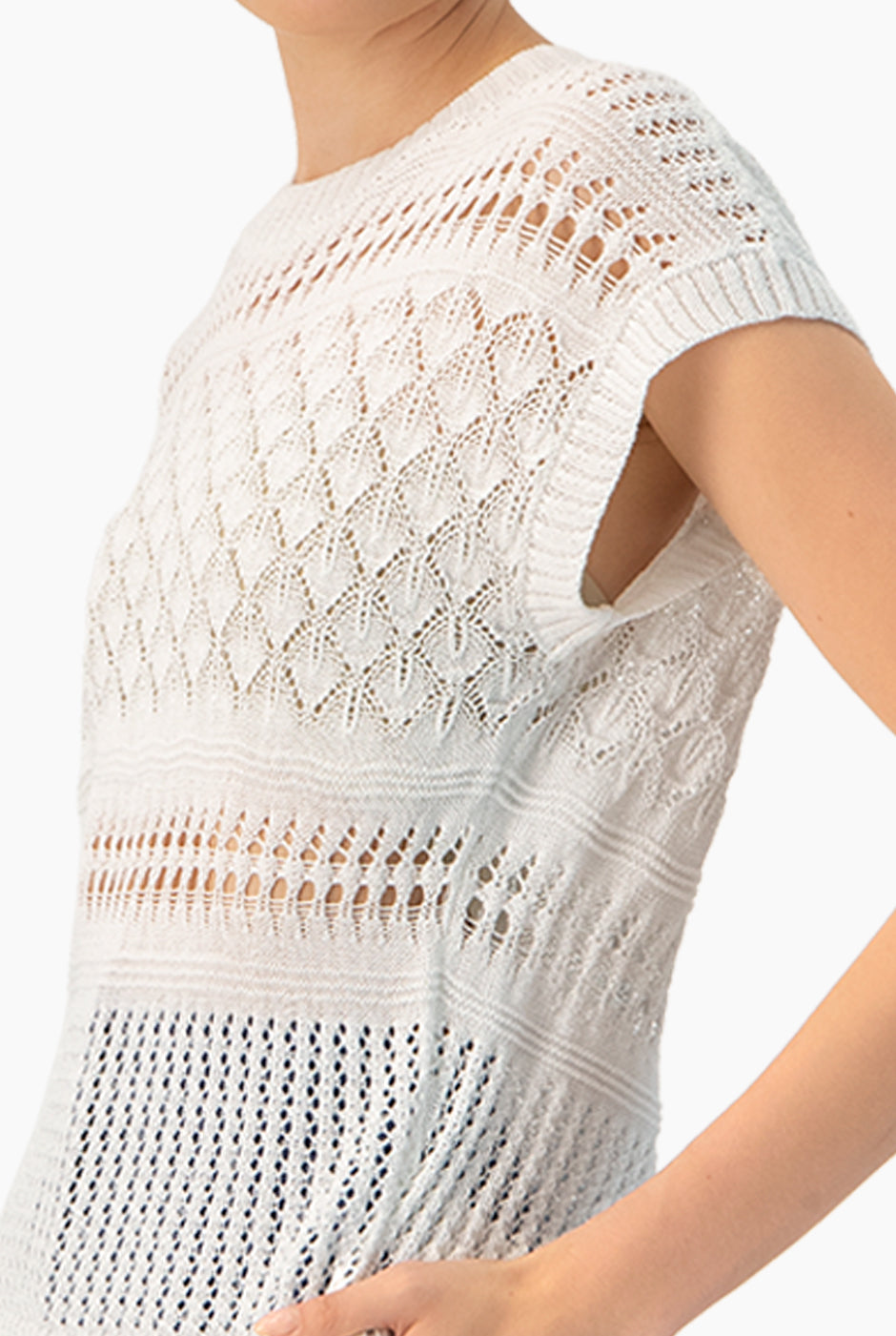 Suéter Crochet Knitted