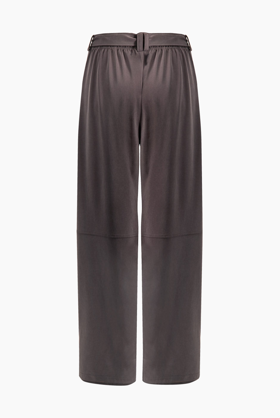 Pantalón Extra Soft gris con bolsillos grandes y cinturón