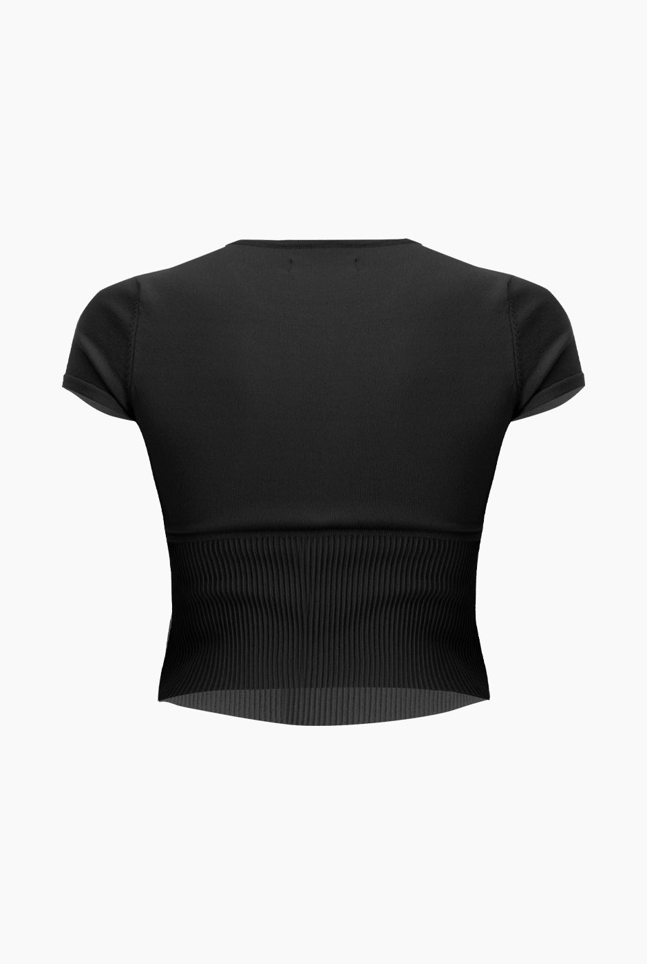 Slim Top Tejido Combinado